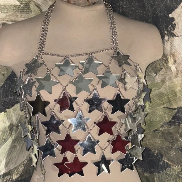 Urban Outfitters Vega Mirrored Star Skirt - Picture 2 of 4